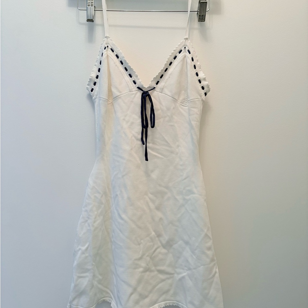 White Fox For Your Love Mini Dress White